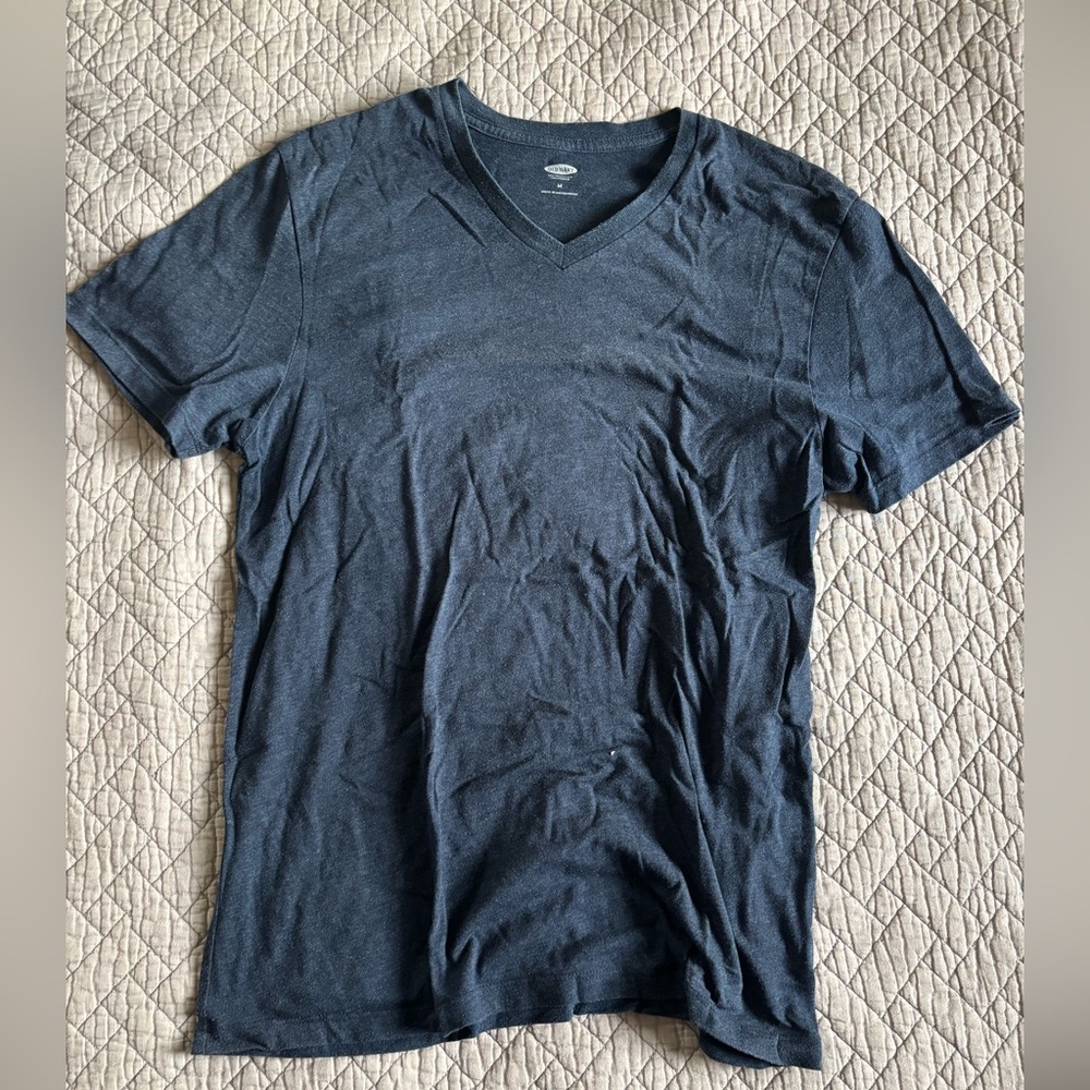 Blue Men’s Old Navy V Neck Tshirt Size Medium